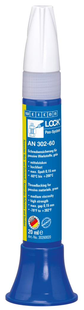 WEICONLOCK® AN 302-60 Threadlocking | for passive materials, high strength WEICONLOCK® AN 302-60 Threadlocking | for passive materials, high strength