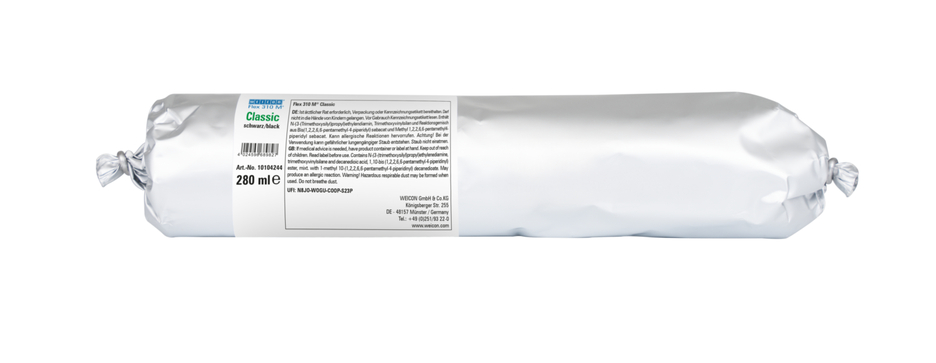 Flex 310 M® Classic MS-Polymer | elastic adhesive based on MS-Polymer in Presspack packaging for fatigue-free working Flex 310 M® Classic MS-Polymer | elastic adhesive based on MS-Polymer in Presspack packaging for fatigue-free working