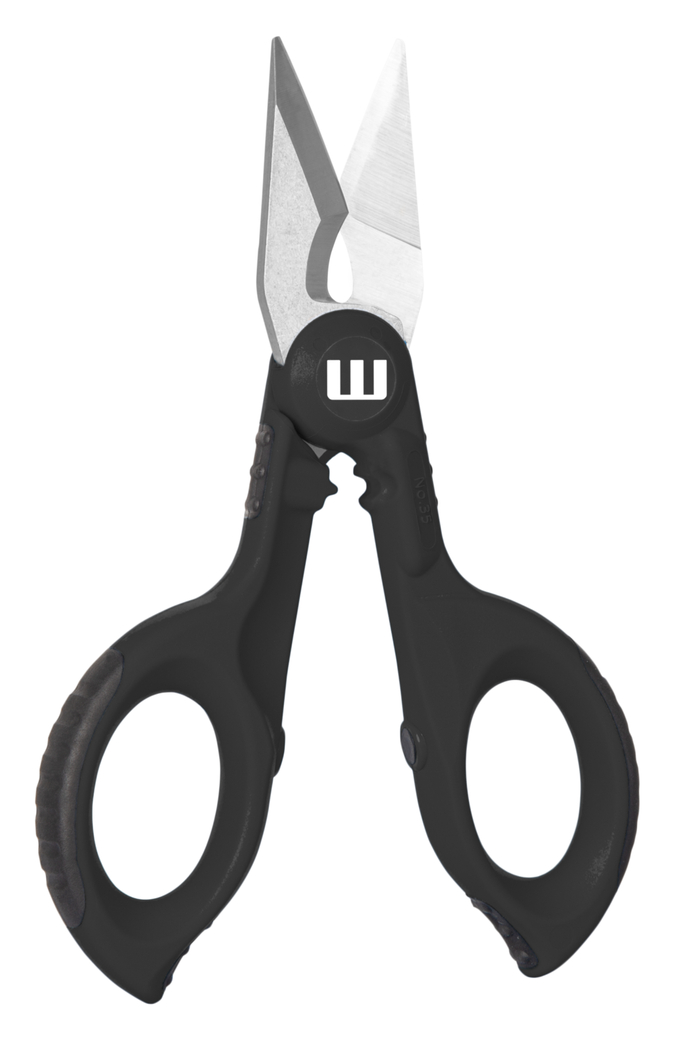 Cable Scissors No. 35 | with 2C handle for more safety incl. stripping and crimping function