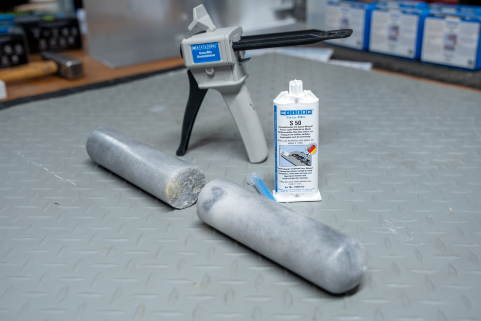 Easy-Mix S 50 Epoxy Adhesive | High-temperature resistant epoxy resin adhesive for fast repair and maintenance work