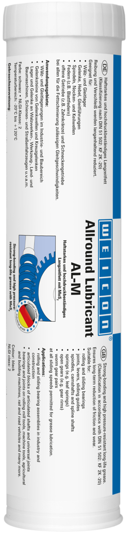 AL-M High-Performance Grease | long-term grease with MoS2 AL-M High-Performance Grease | long-term grease with MoS2