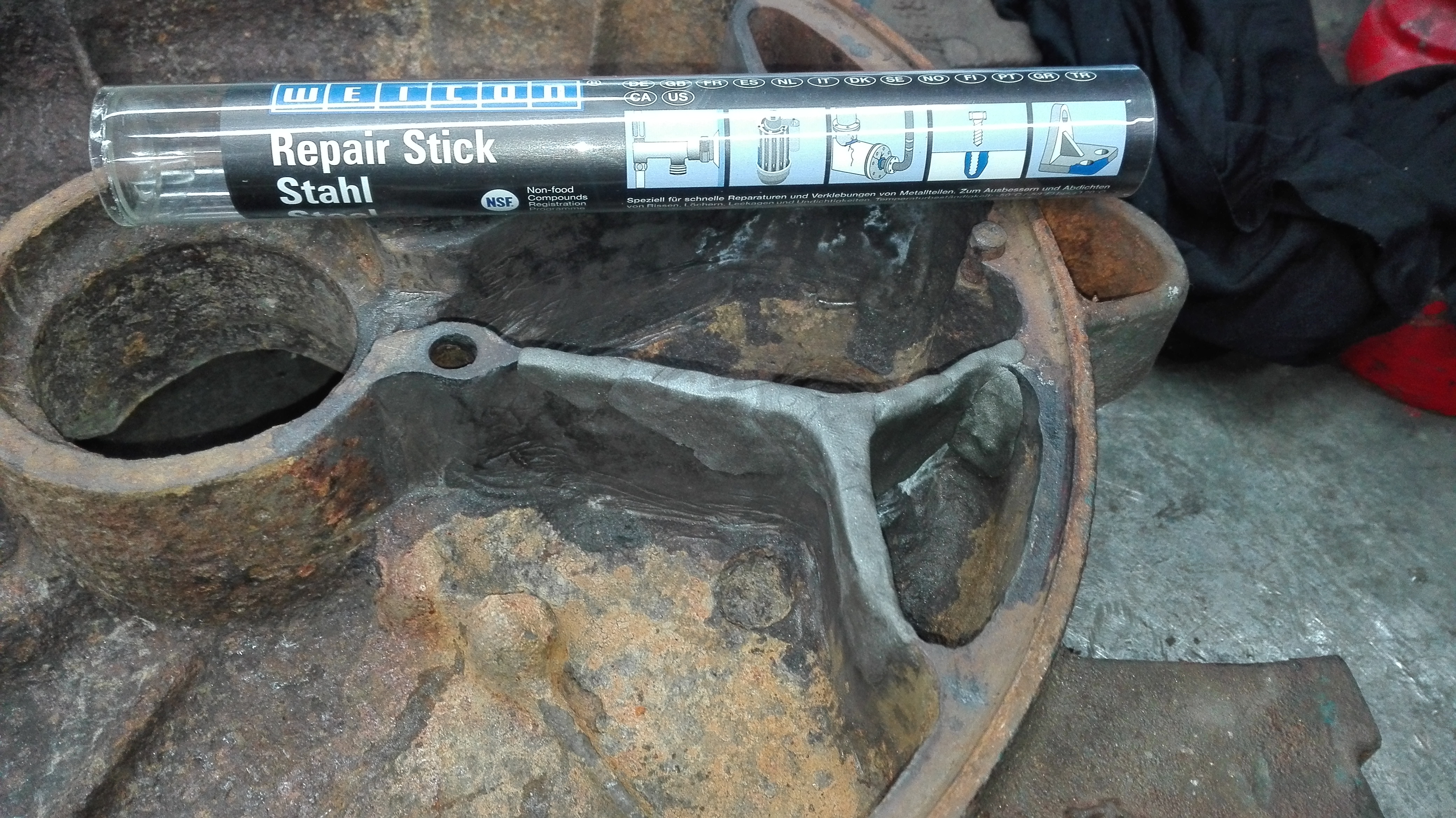 Repair Stick Steel | repair putty with drinking water approval