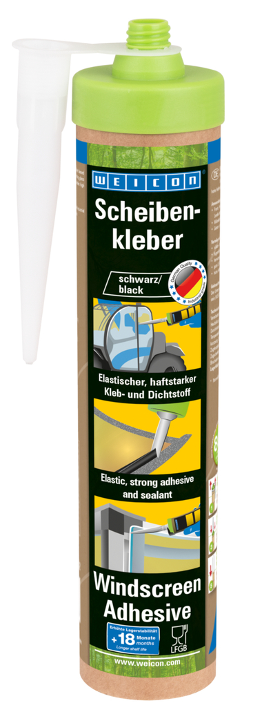 Windscreen Adhesive | for mounting glass and window panes, in Presspack packaging for fatigue-free working