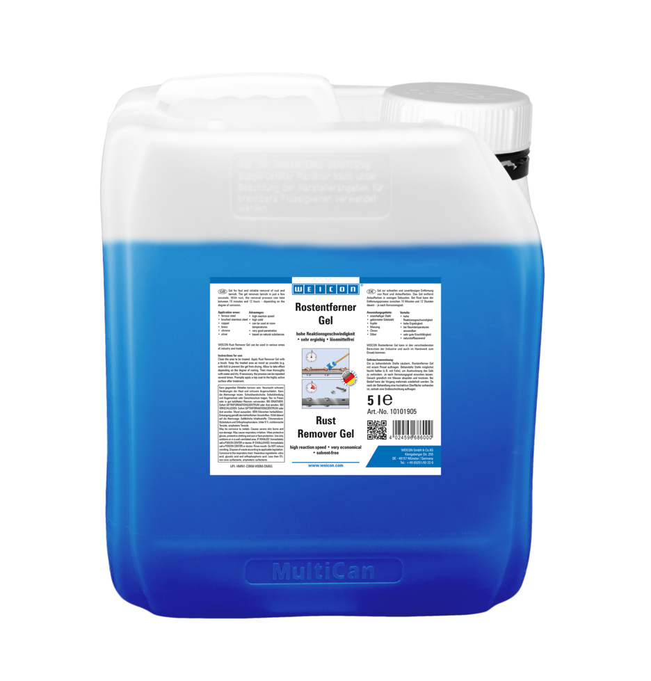 WEICON Rust Remover Gel | fast and reliable removal of rust and tarnish