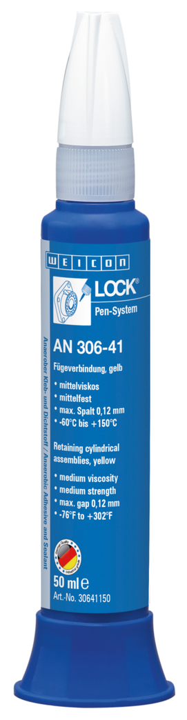 WEICONLOCK® AN 306-41 Retaining Cylindrical
Assemblies | for bearings, shafts and bushes, high medium strength, medium viscosity WEICONLOCK® AN 306-41 Retaining Cylindrical
Assemblies | for bearings, shafts and bushes, high medium strength, medium viscosity