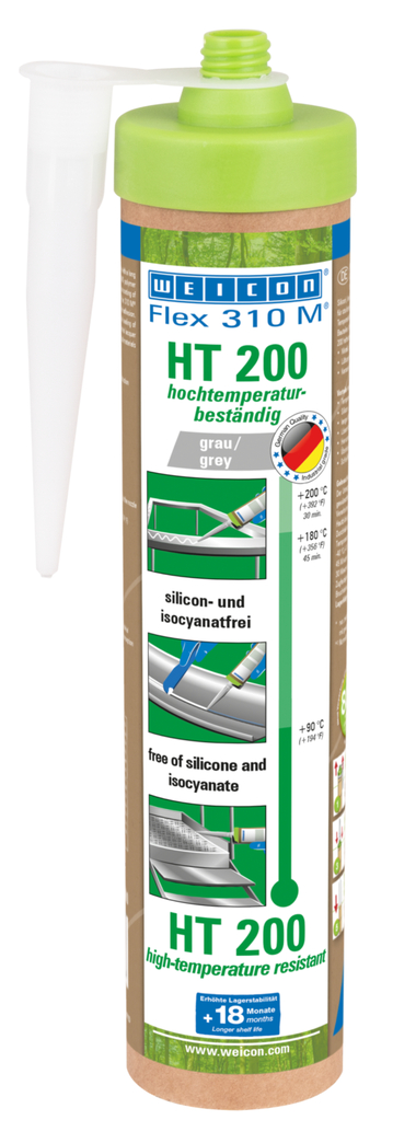 Flex 310 M® HT 200 MS-Polymer | adhesive and sealant with high initial strength, based on MS-Polymer, temperature-resistant up to 200°C