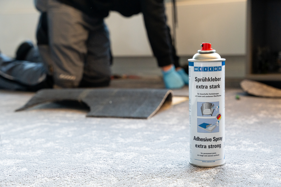 Adhesive Spray extra strong | sprayable contact adhesive for strong and permanent bonding of felt, artificial leather and insulating materials