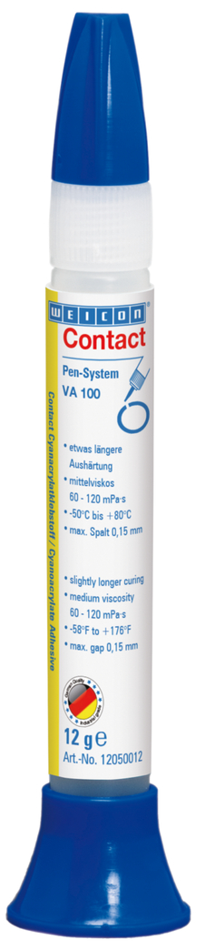 WEICON Contact VA 100 Cyanoacrylate Adhesive | instant adhesive for metal, plastic and rubber