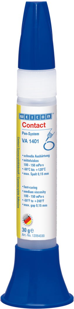 WEICON Contact VA 1401 Cyanoacrylate Adhesive | instant adhesive for fabric, foam rubber and large-pored elastomers WEICON Contact VA 1401 Cyanoacrylate Adhesive | instant adhesive for fabric, foam rubber and large-pored elastomers
