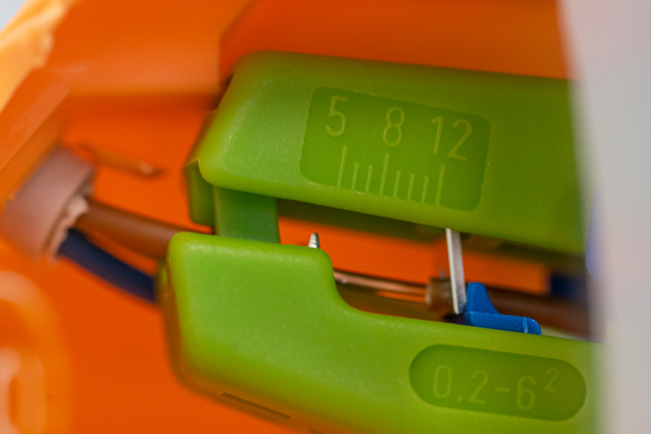 Wire Stripper No. 5 Green Line | Stripping tools made from up to 97% renewable raw materials I for all common stranded and solid conductors, working range 0,2 - 6,0 mm²