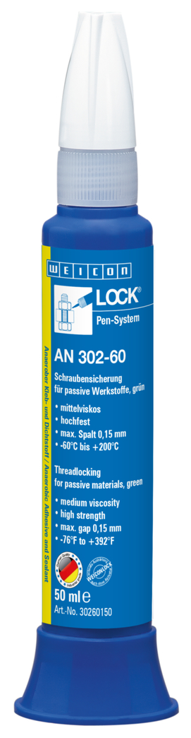 WEICONLOCK® AN 302-60 Threadlocking | for passive materials, high strength WEICONLOCK® AN 302-60 Threadlocking | for passive materials, high strength