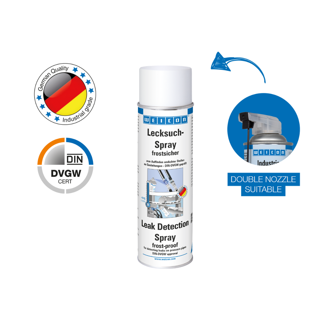 Leak Detection Spray frost-proof | locate cracks and leaks in refrigeration and air conditioning systems