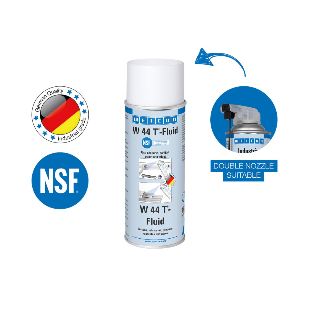 W 44 T®-Fluid | lubricating and multifunctional oil for the food sector NSF H1