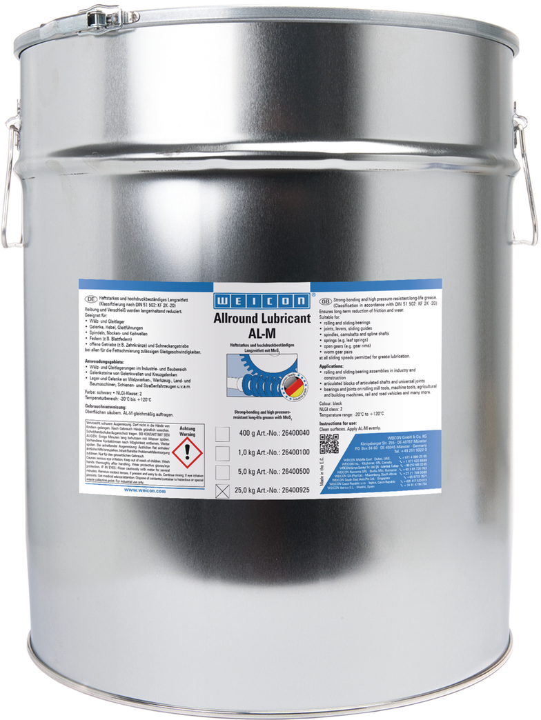 AL-M High-Performance Grease | long-term grease with MoS2 AL-M High-Performance Grease | long-term grease with MoS2