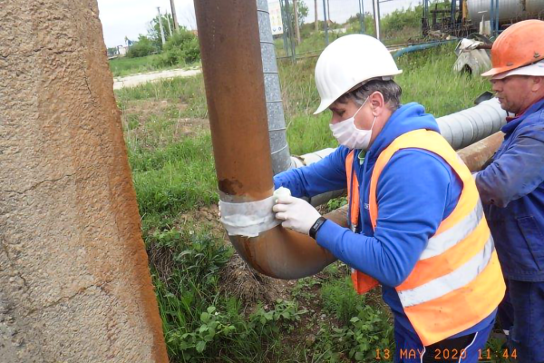 construction, worker, safety gear, gas pipe, outdoor site