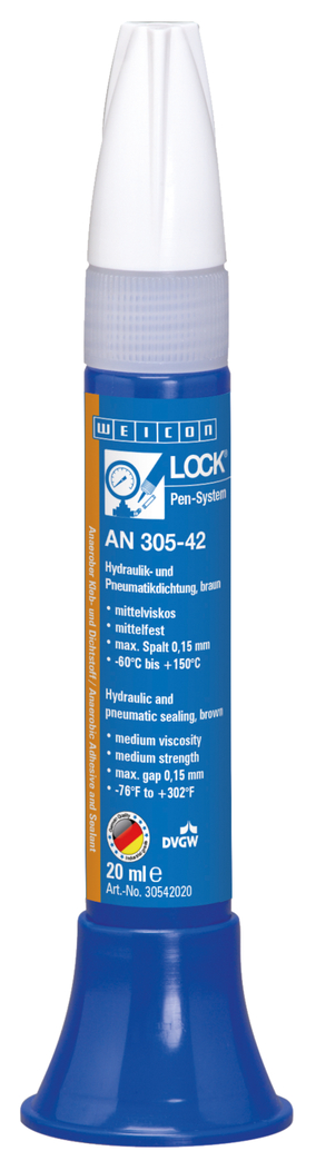 WEICONLOCK® AN 305-42 Hydraulic and Pneumatic Sealing | medium strength, with DVGW registration WEICONLOCK® AN 305-42 Hydraulic and Pneumatic Sealing | medium strength, with DVGW registration