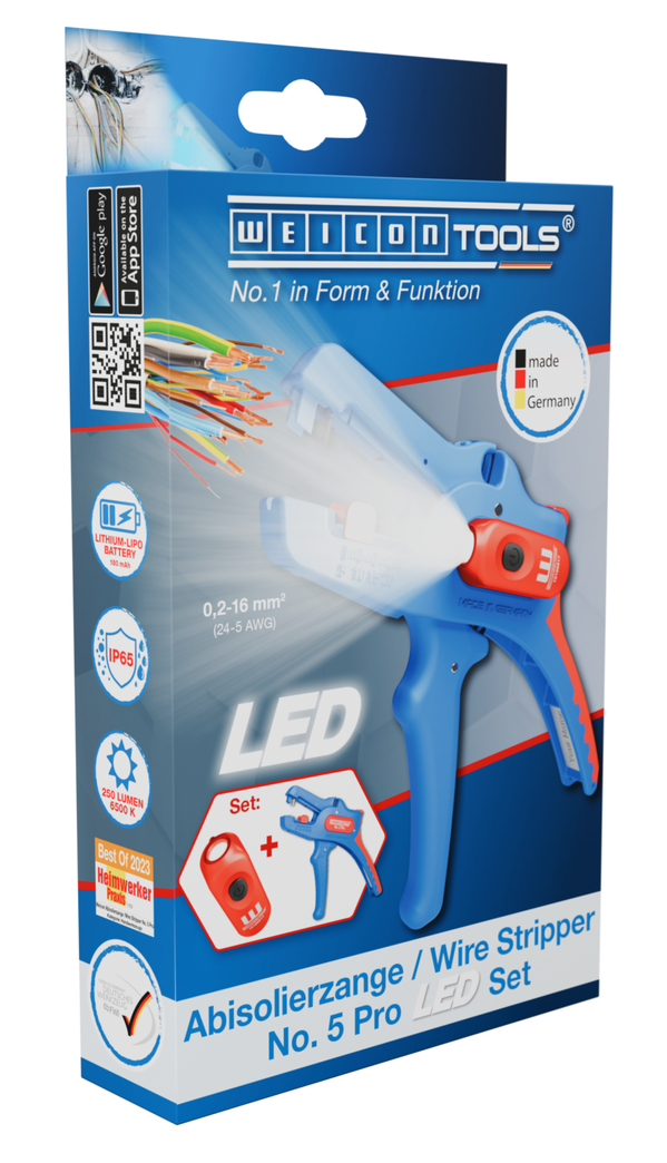 Wire Stripper No. 5 Pro LED Set