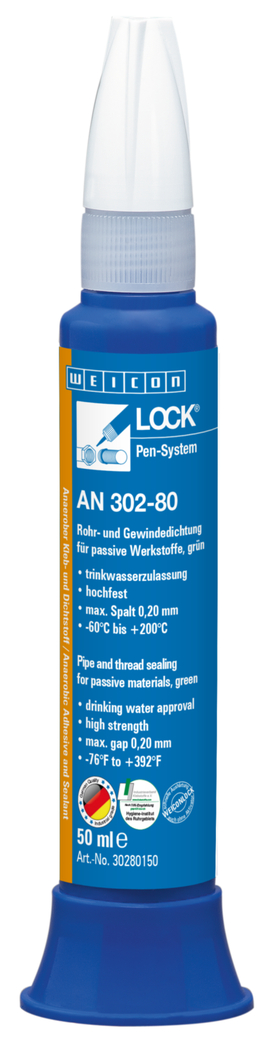 WEICONLOCK® AN 302-80 Pipe and thread sealing | for passive materials, high strength
