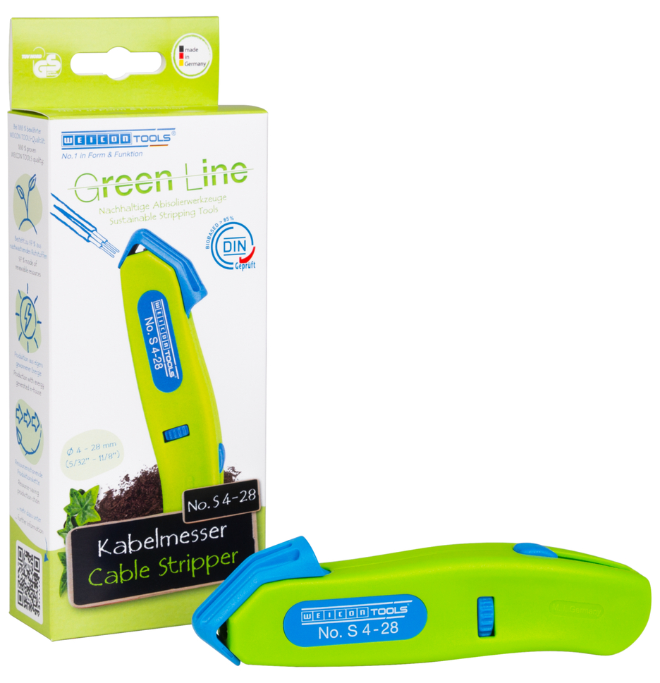 Cable Stripper No. S 4 - 28 Green Line